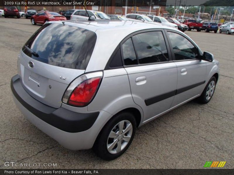 Clear Silver / Gray 2009 Kia Rio Rio5 LX Hatchback