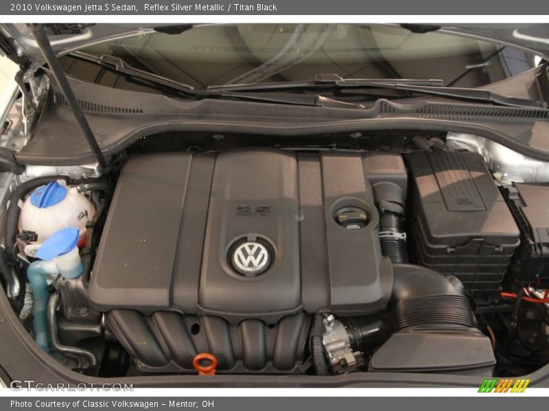 Reflex Silver Metallic / Titan Black 2010 Volkswagen Jetta S Sedan