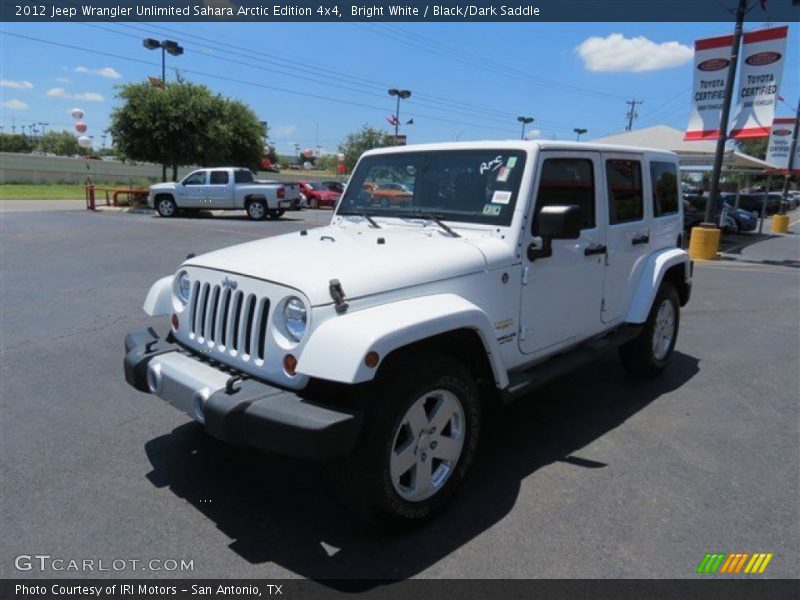 Bright White / Black/Dark Saddle 2012 Jeep Wrangler Unlimited Sahara Arctic Edition 4x4