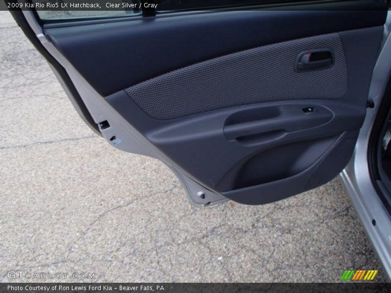Clear Silver / Gray 2009 Kia Rio Rio5 LX Hatchback