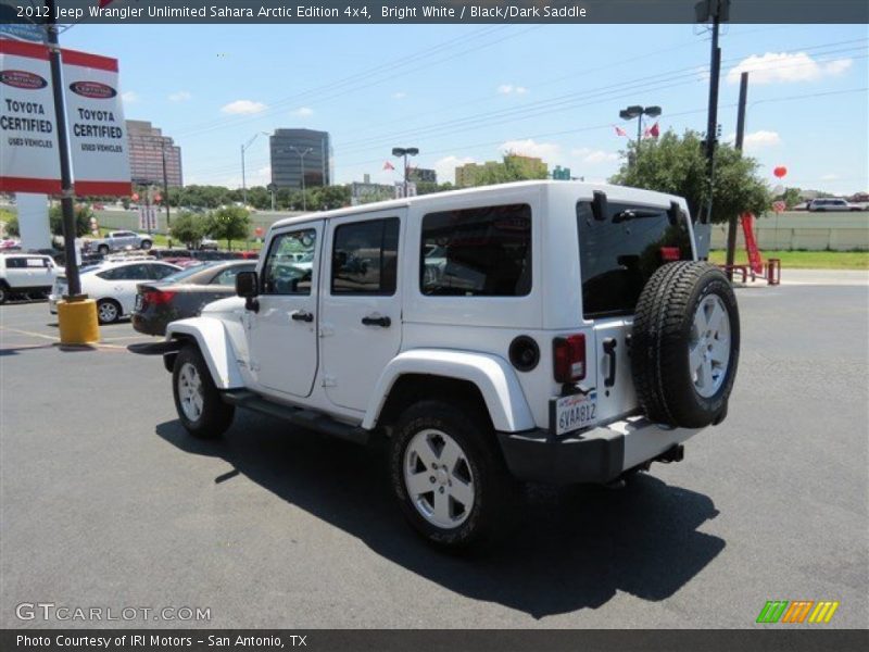 Bright White / Black/Dark Saddle 2012 Jeep Wrangler Unlimited Sahara Arctic Edition 4x4