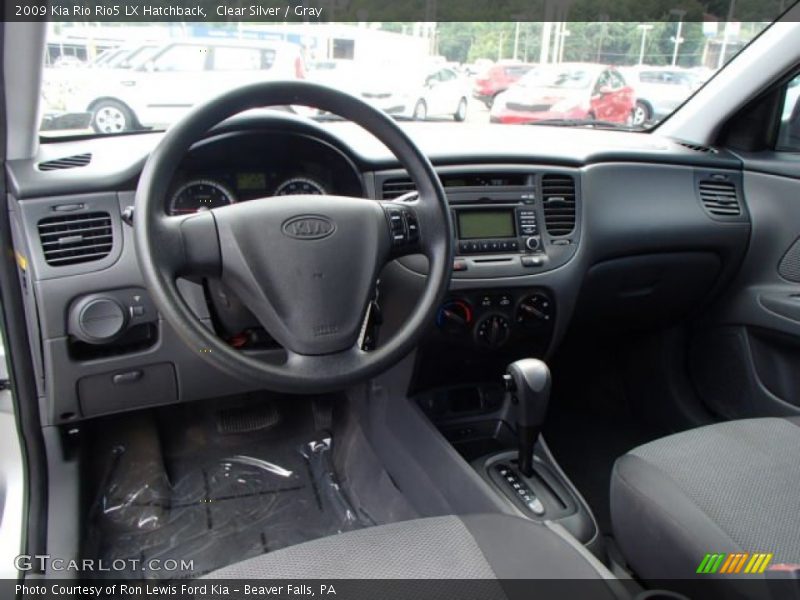 Clear Silver / Gray 2009 Kia Rio Rio5 LX Hatchback