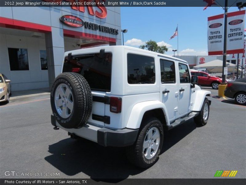 Bright White / Black/Dark Saddle 2012 Jeep Wrangler Unlimited Sahara Arctic Edition 4x4