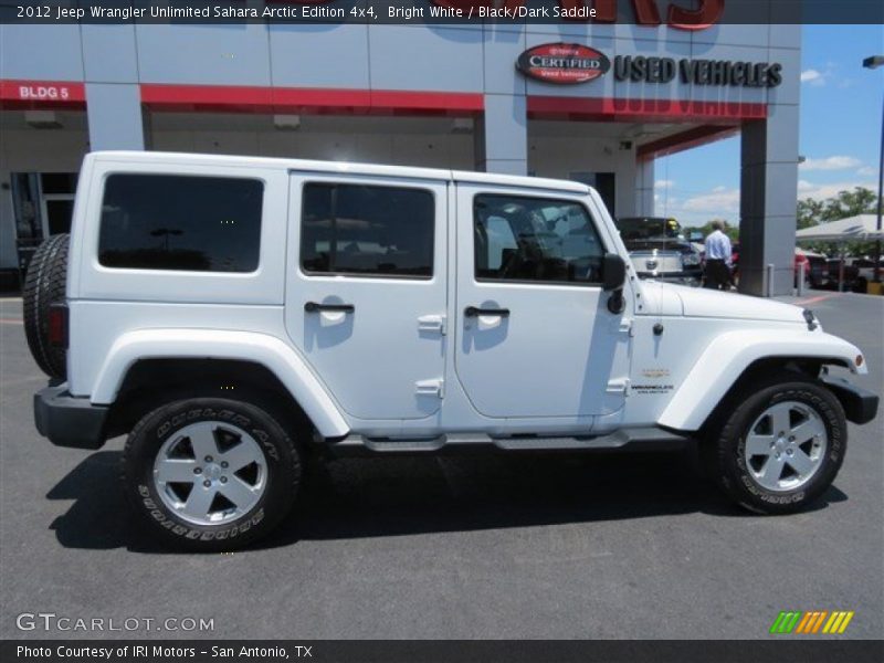 Bright White / Black/Dark Saddle 2012 Jeep Wrangler Unlimited Sahara Arctic Edition 4x4