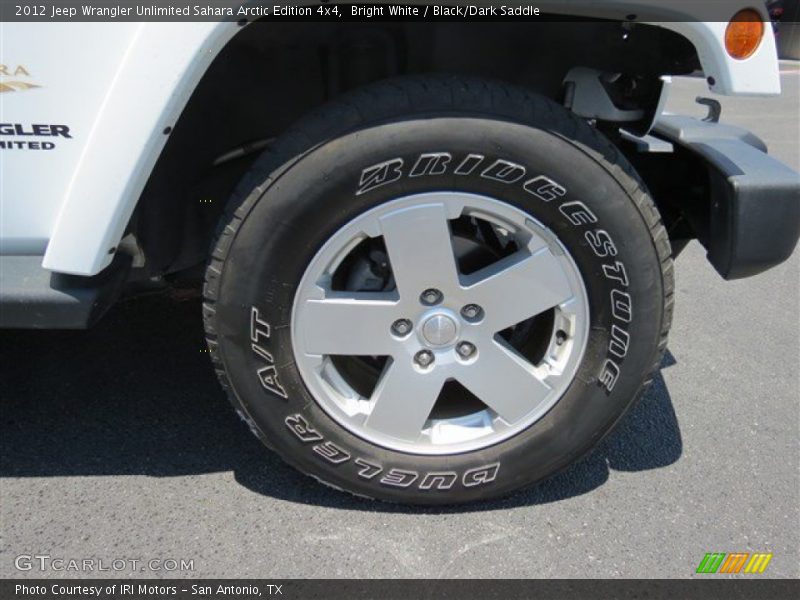 Bright White / Black/Dark Saddle 2012 Jeep Wrangler Unlimited Sahara Arctic Edition 4x4