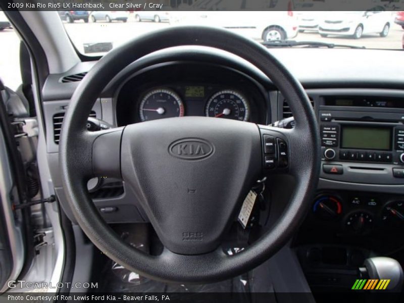 Clear Silver / Gray 2009 Kia Rio Rio5 LX Hatchback