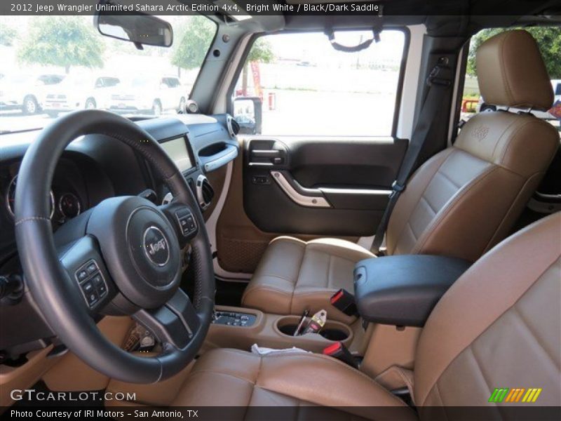 Bright White / Black/Dark Saddle 2012 Jeep Wrangler Unlimited Sahara Arctic Edition 4x4