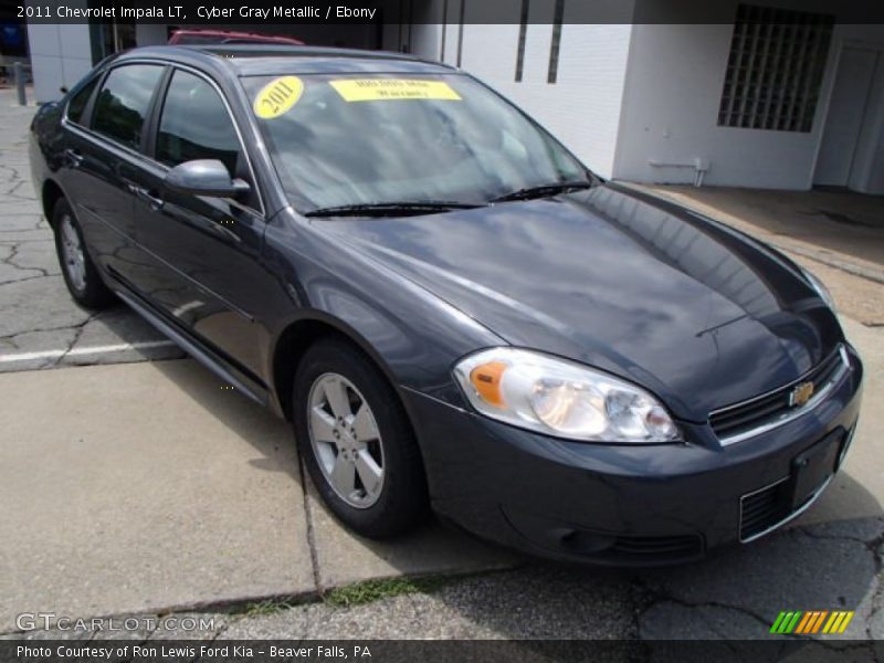 Cyber Gray Metallic / Ebony 2011 Chevrolet Impala LT