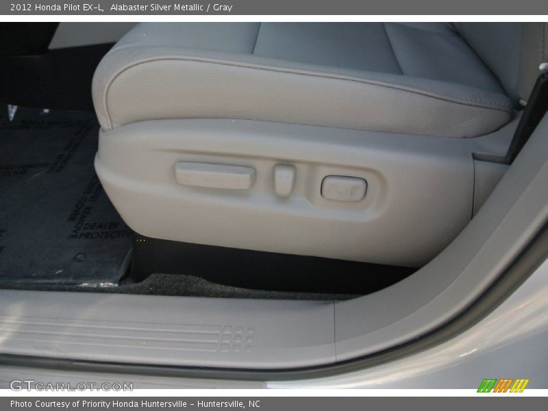Alabaster Silver Metallic / Gray 2012 Honda Pilot EX-L