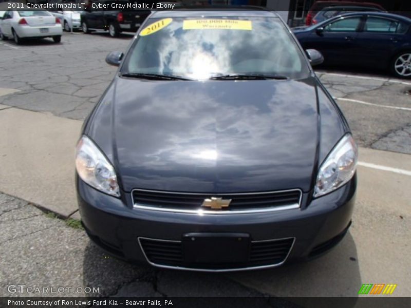 Cyber Gray Metallic / Ebony 2011 Chevrolet Impala LT