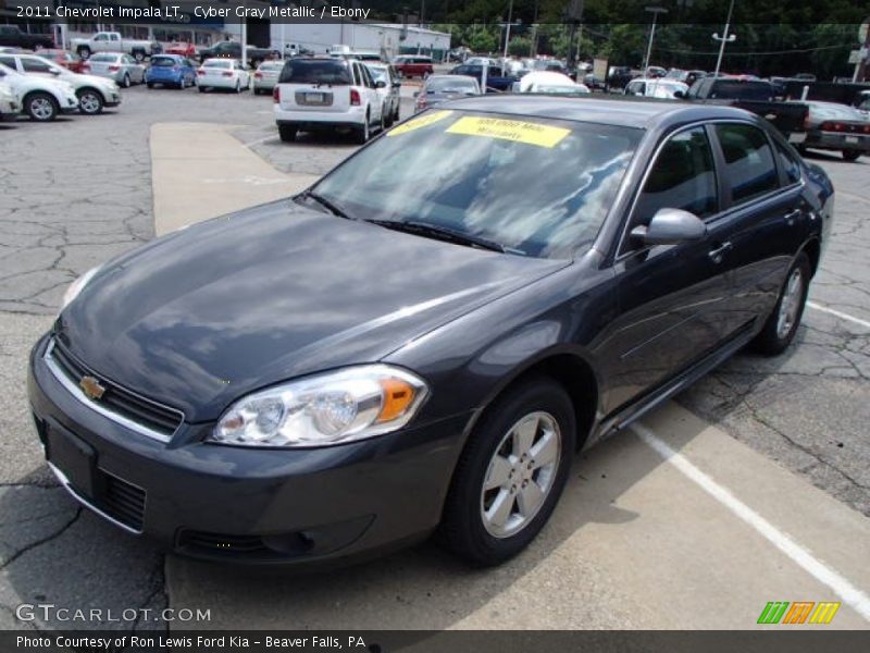 Cyber Gray Metallic / Ebony 2011 Chevrolet Impala LT