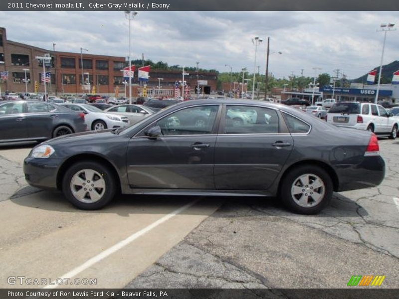 Cyber Gray Metallic / Ebony 2011 Chevrolet Impala LT