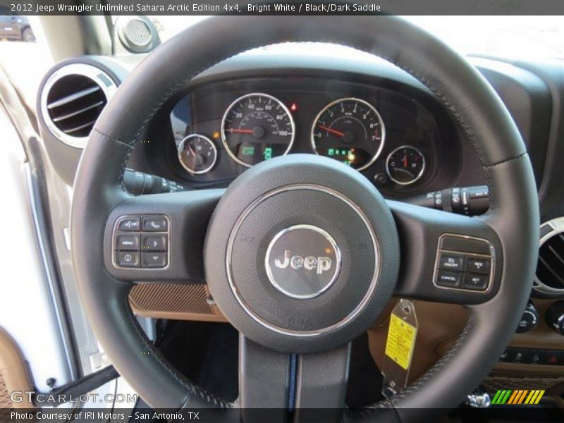 Bright White / Black/Dark Saddle 2012 Jeep Wrangler Unlimited Sahara Arctic Edition 4x4