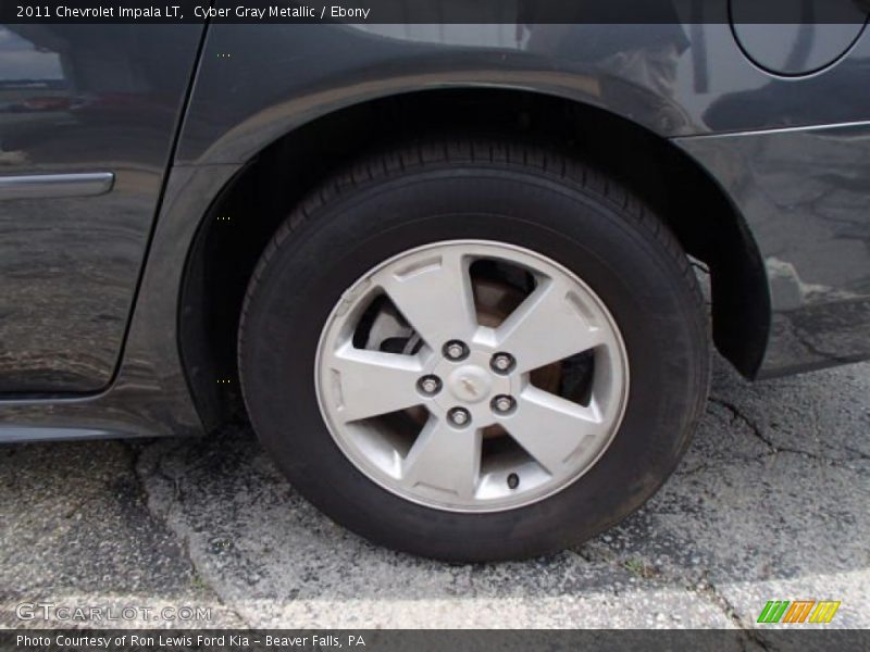 Cyber Gray Metallic / Ebony 2011 Chevrolet Impala LT