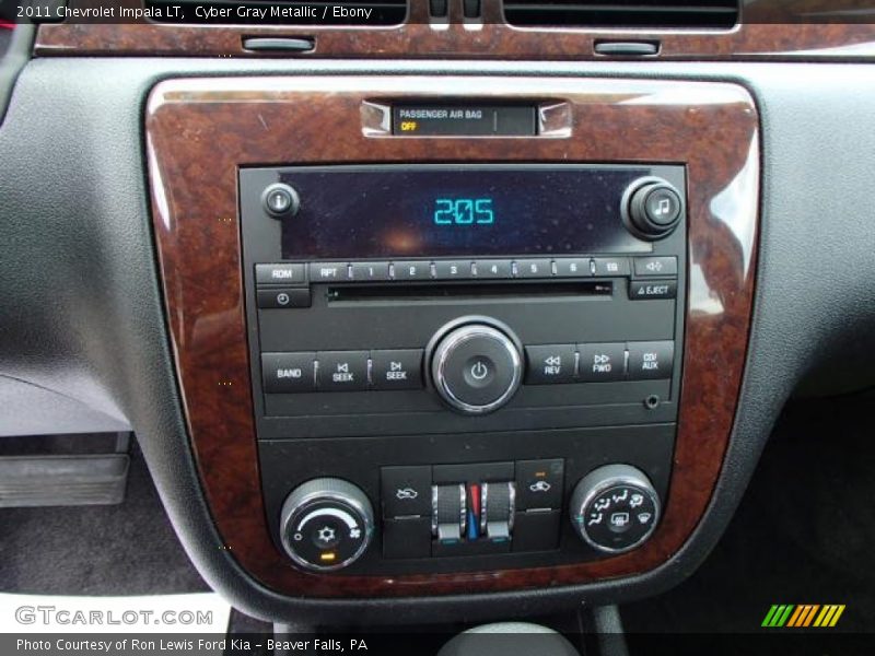 Cyber Gray Metallic / Ebony 2011 Chevrolet Impala LT