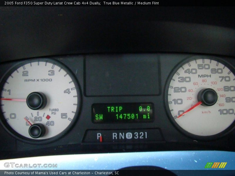  2005 F350 Super Duty Lariat Crew Cab 4x4 Dually Lariat Crew Cab 4x4 Dually Gauges