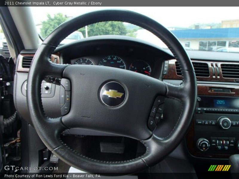 Cyber Gray Metallic / Ebony 2011 Chevrolet Impala LT