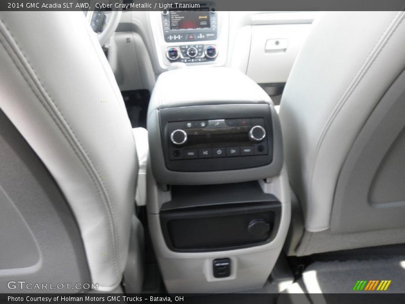 Cyber Gray Metallic / Light Titanium 2014 GMC Acadia SLT AWD