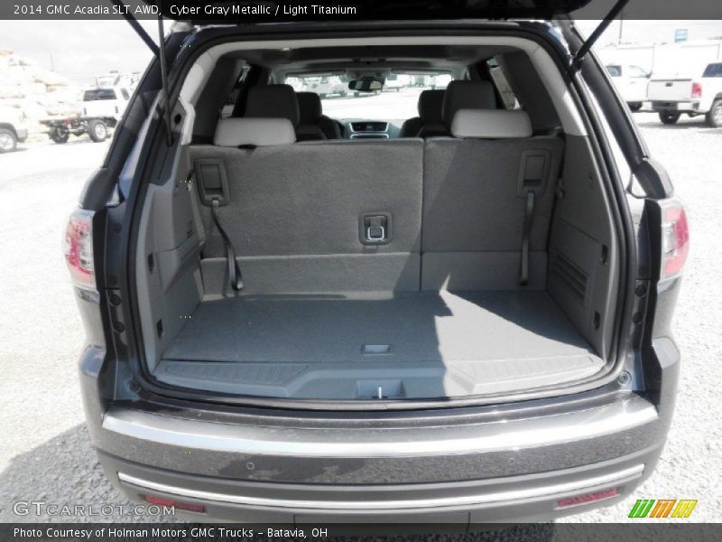 Cyber Gray Metallic / Light Titanium 2014 GMC Acadia SLT AWD