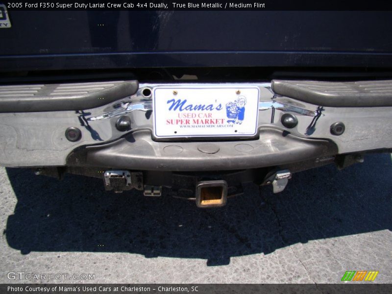 True Blue Metallic / Medium Flint 2005 Ford F350 Super Duty Lariat Crew Cab 4x4 Dually