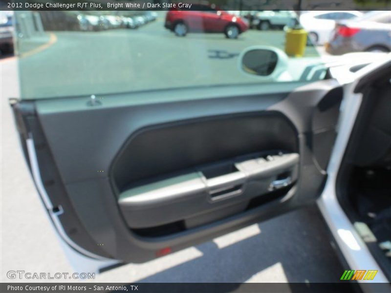Bright White / Dark Slate Gray 2012 Dodge Challenger R/T Plus