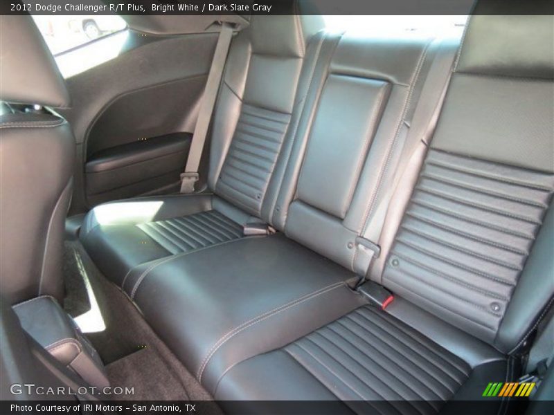 Bright White / Dark Slate Gray 2012 Dodge Challenger R/T Plus