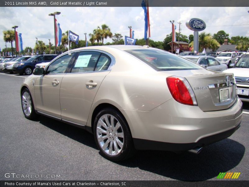 Gold Leaf Metallic / Light Camel 2011 Lincoln MKS AWD