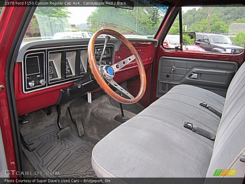Black Interior - 1978 F150 Custom Regular Cab 4x4 