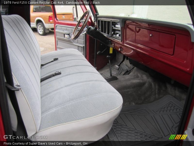 Front Seat of 1978 F150 Custom Regular Cab 4x4