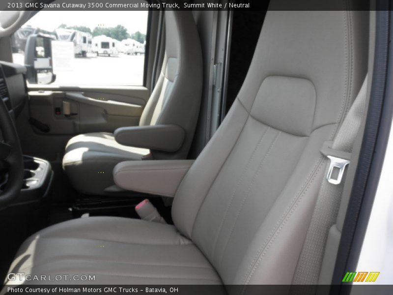 Front Seat of 2013 Savana Cutaway 3500 Commercial Moving Truck