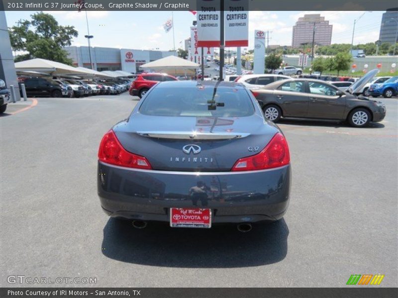 Graphite Shadow / Graphite 2012 Infiniti G 37 Journey Coupe