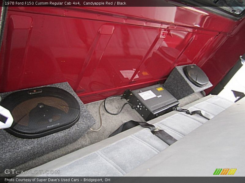 Candyapple Red / Black 1978 Ford F150 Custom Regular Cab 4x4