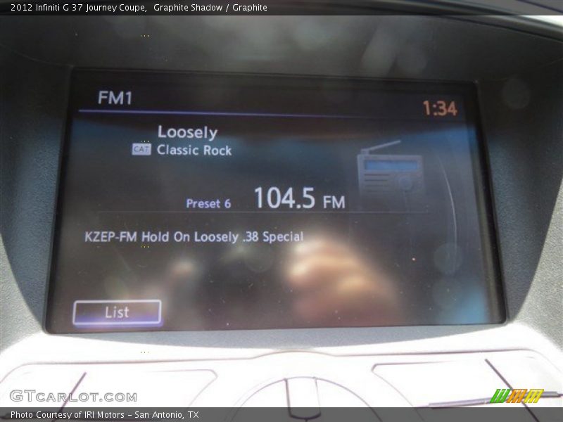 Graphite Shadow / Graphite 2012 Infiniti G 37 Journey Coupe