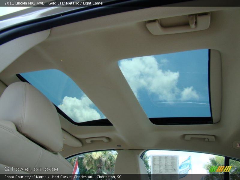 Gold Leaf Metallic / Light Camel 2011 Lincoln MKS AWD