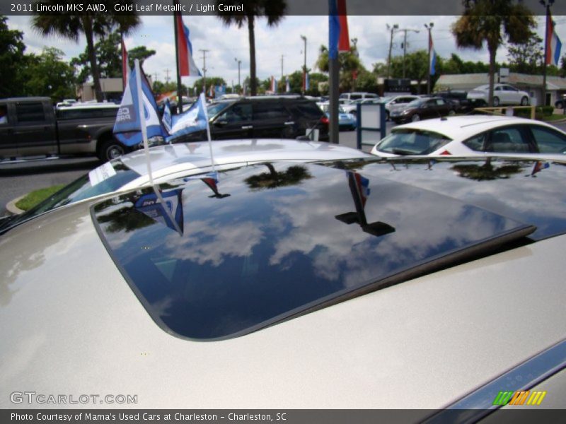 Gold Leaf Metallic / Light Camel 2011 Lincoln MKS AWD