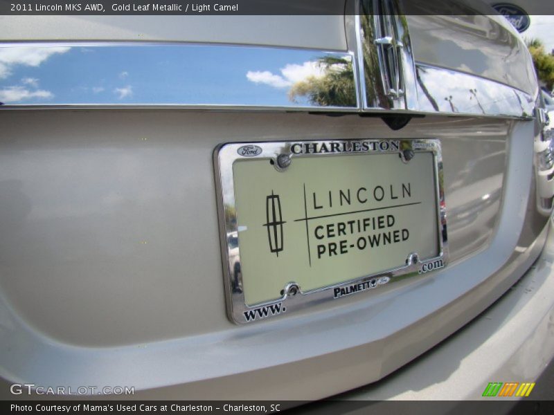 Gold Leaf Metallic / Light Camel 2011 Lincoln MKS AWD