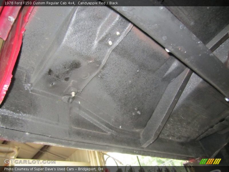 Undercarriage of 1978 F150 Custom Regular Cab 4x4