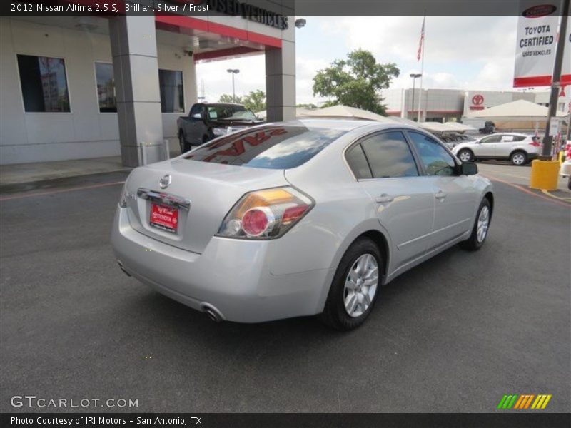 Brilliant Silver / Frost 2012 Nissan Altima 2.5 S