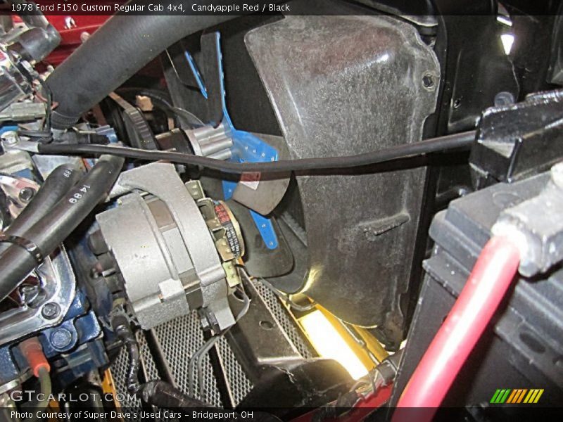 Candyapple Red / Black 1978 Ford F150 Custom Regular Cab 4x4