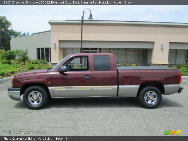  2003 Silverado 1500 LS Extended Cab Dark Carmine Red Metallic