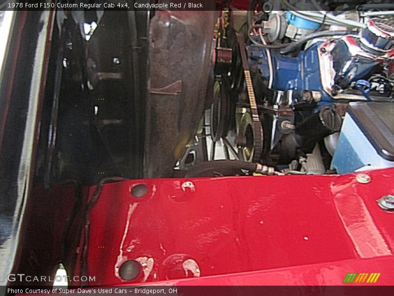 Candyapple Red / Black 1978 Ford F150 Custom Regular Cab 4x4