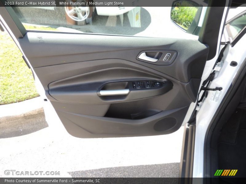 White Platinum / Medium Light Stone 2013 Ford C-Max Hybrid SE