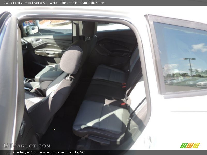 White Platinum / Medium Light Stone 2013 Ford C-Max Hybrid SE
