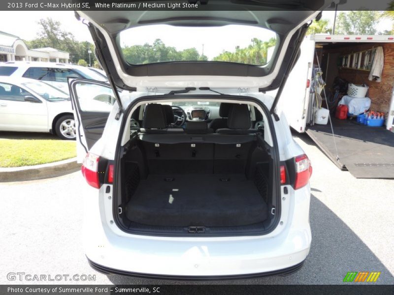 White Platinum / Medium Light Stone 2013 Ford C-Max Hybrid SE