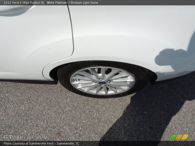 White Platinum / Medium Light Stone 2013 Ford C-Max Hybrid SE