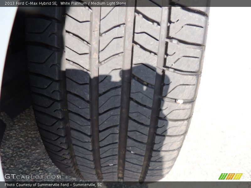 White Platinum / Medium Light Stone 2013 Ford C-Max Hybrid SE