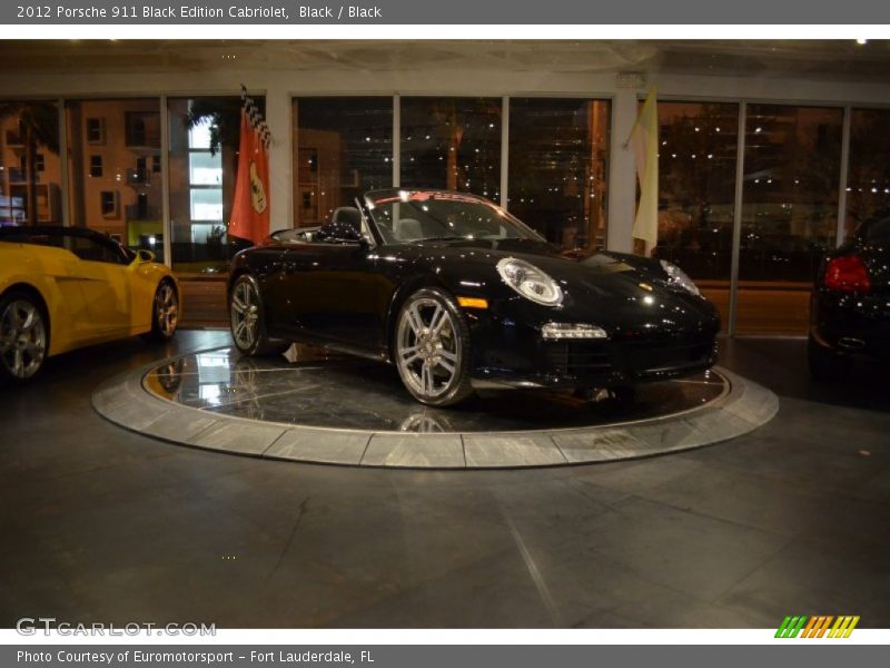 Black / Black 2012 Porsche 911 Black Edition Cabriolet