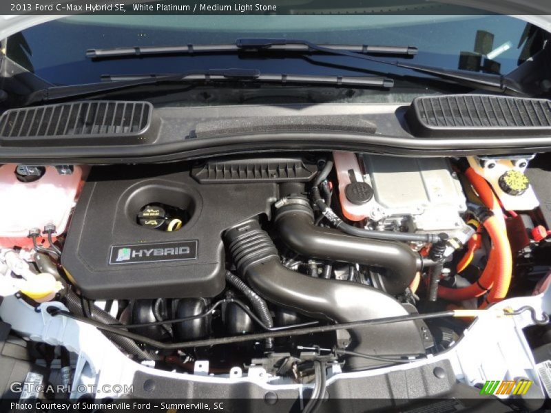 White Platinum / Medium Light Stone 2013 Ford C-Max Hybrid SE