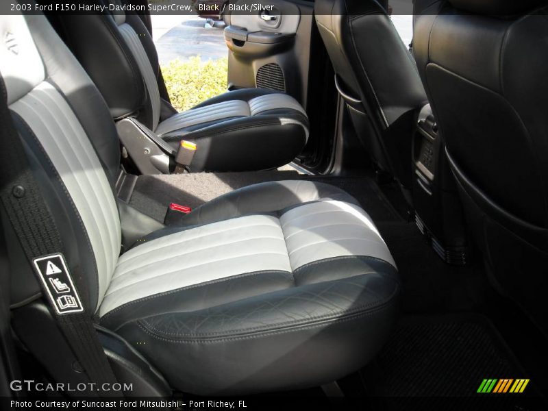 Black / Black/Silver 2003 Ford F150 Harley-Davidson SuperCrew
