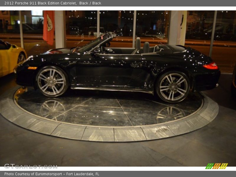 Black / Black 2012 Porsche 911 Black Edition Cabriolet